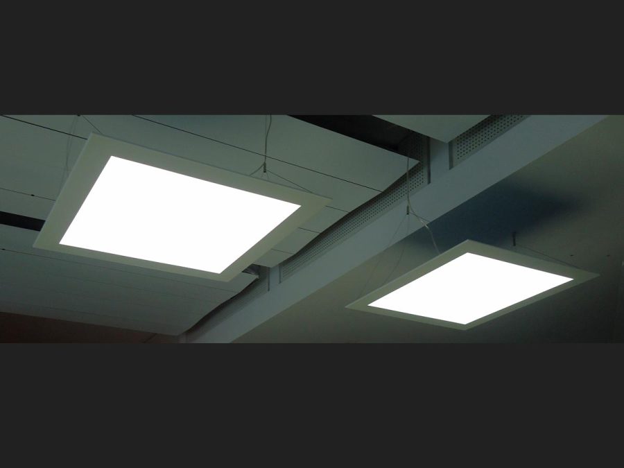 LED-Flächenlicht Pendelleuchte im Sonderrahmen