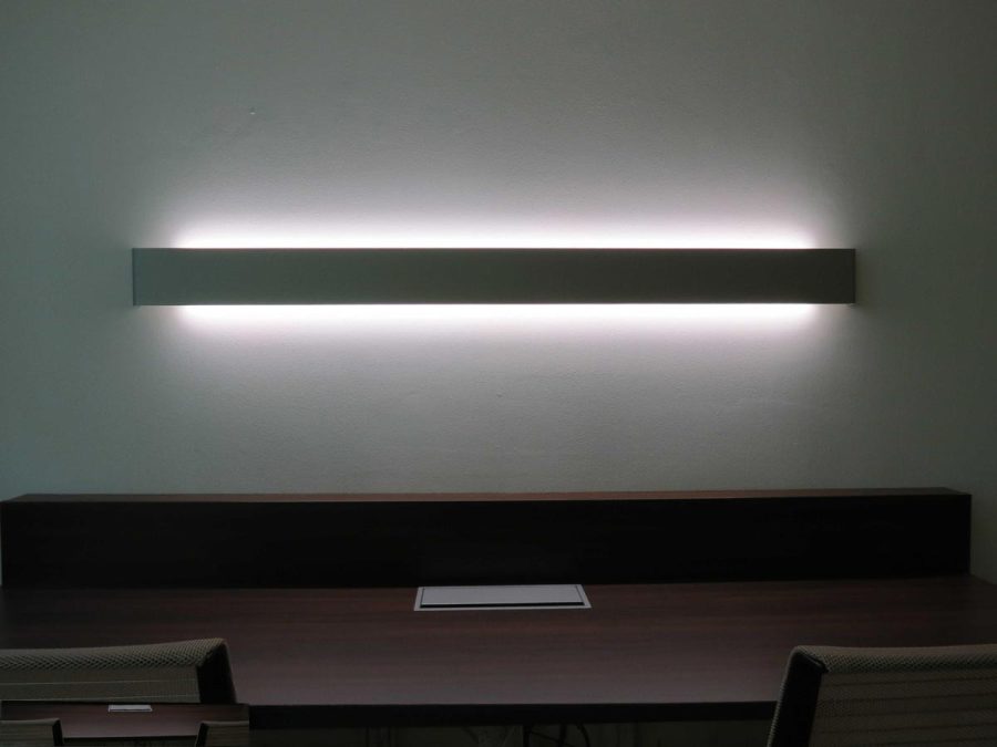 LED-Wandleuchte Sonderanfertigung Direkt-Indirekt-Leuchte