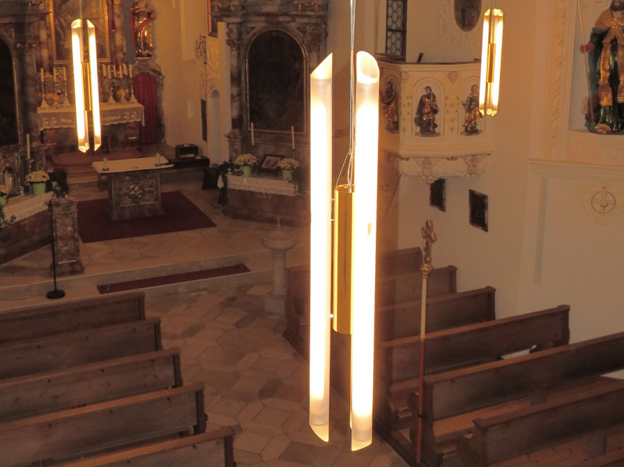 LED-Leuchten Sonderanfertigung Kirchenraum