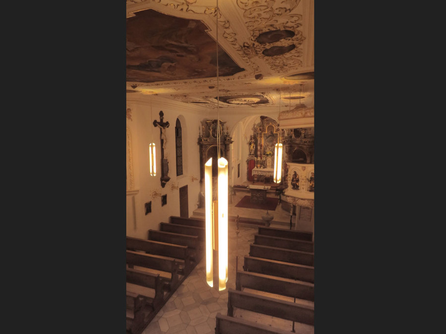 LED-Leuchten Sonderanfertigung Kirchenraum